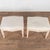 Gustavian (Swedish) Pair, 19th Century Swedish Gustavian White Stools Tabourets For Sale - Image 3 of 11