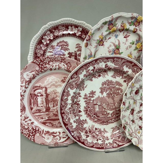 Spode Red Collection Mixed Dinner Plates Set 8 Chairish