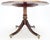 Traditional Tilt Top Mahogany Banded Rosewood Round Breakfast Table Single Pedestal Base For Sale - Image 3 of 12