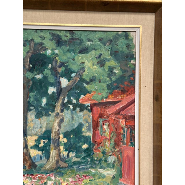 John Rosenqvist, House in Naantali, 1950s, Oil Painting on Board, Framed For Sale - Image 13 of 18
