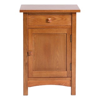 Mission 1 Door 1 Drawer Nightstand - Michaels Cherry For Sale