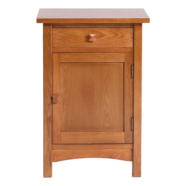 Mission 1 Door 1 Drawer Nightstand - Michaels Cherry For Sale