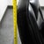 Mid Century Modern Lounge Chair Black Swivel Office Rolling Armchair MCM Vintage For Sale - Image 10 of 11