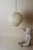 Scandinavian Plastic Pleated Hanging Lamp, Scandinavia, 1960s For Sale - Image 3 of 11