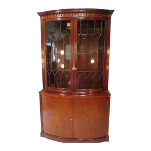 Mahogany Display Cabinet by Joseph Gerte of Boston