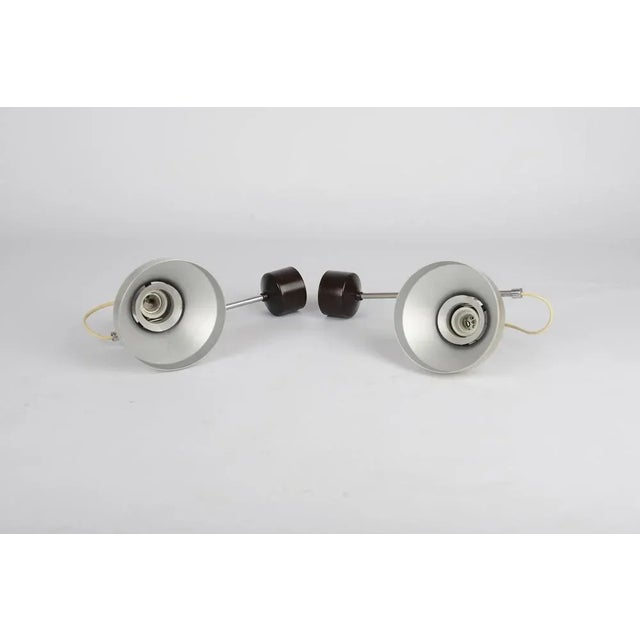 Mid-Century Modern Vintage Sconces by Josef Hurka for Napako, 1970s, Set of 2 For Sale - Image 3 of 4