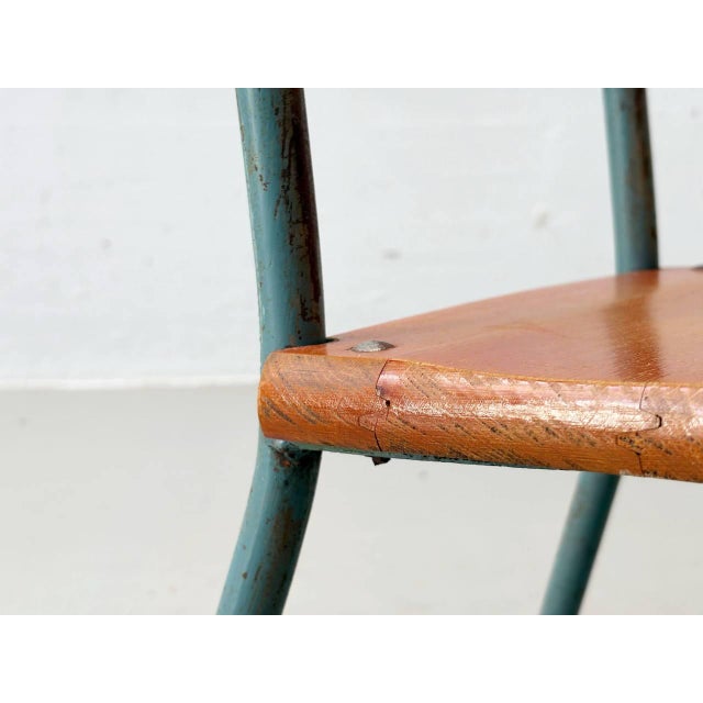 Vintage Children's Chair with Tubular Steel Frame, 1950s For Sale - Image 11 of 15