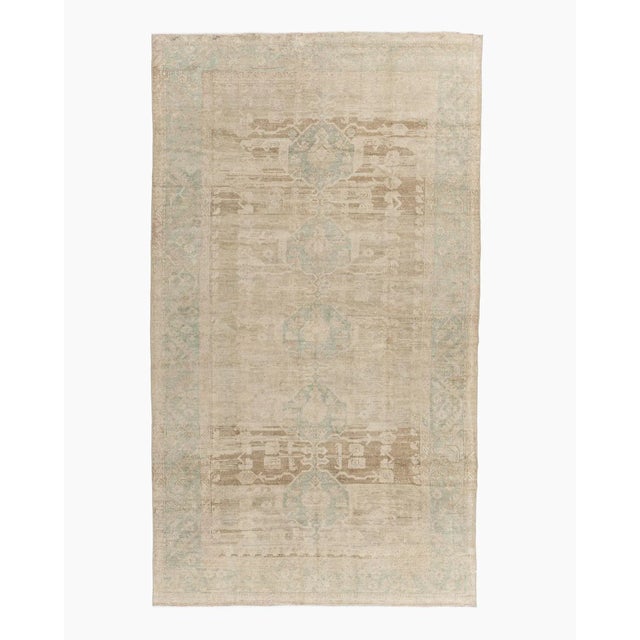 Vintage Beige Turkish Kula Area Rug 5'8 X 9'9 For Sale - Image 11 of 11