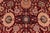 Shabby Chic 1990's Pak-Persian Red/Beige Wool Rug - 9'3'' X 12'11'' For Sale - Image 4 of 9