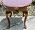 Knob Creek Cherry Oval End Table Vintage Queen Anne Side Drawer 1980s Accent For Sale - Image 9 of 14