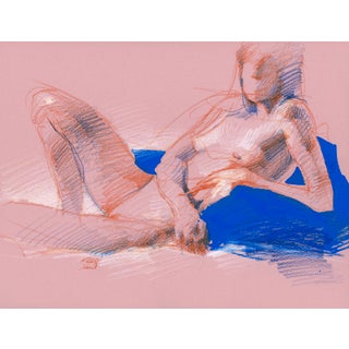 “Figure 11” Contemporary Abstract Figurative Mixed-Media Drawing by David Orrin Smith