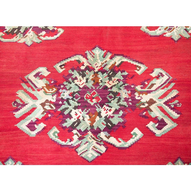 Vintage Turkish Bessarabian Kilim Rug For Sale - Image 14 of 15