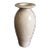 Vintage White Stoneware Vase For Sale