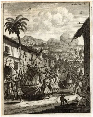 Wouter Schouten, New Year Celebrations by Muslims in Bengal, 1708, Paper
