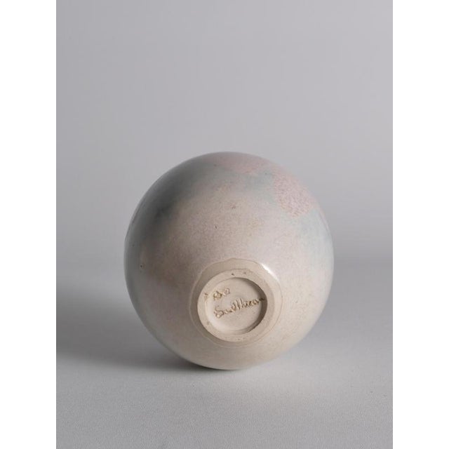 Late 20th Century Scandinavian Modern Studio Stoneware Vase from Bo Scullman For Sale - Image 16 of 18