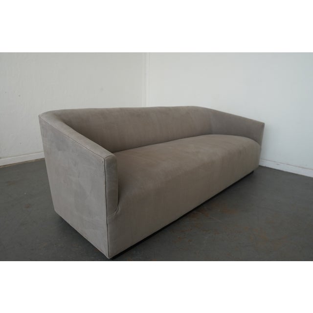 Restoration Hardware Restoration Hardware 1950s Italian Shelter Arm Sofa For Sale - Image 4 of 12