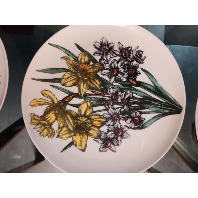 Fornasetti Dishes by Piero Fornasetti, 1970s, Set of 6 For Sale - Image 12 of 18