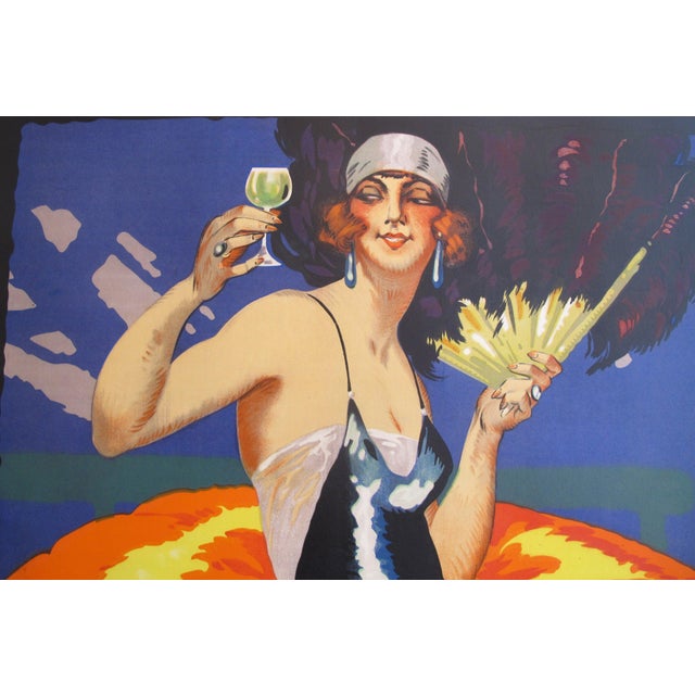Date: 1935 Size: 63 x 47 inches Artist: Delval About the Poster: A classic Art Deco image which is unusually horizontal,...