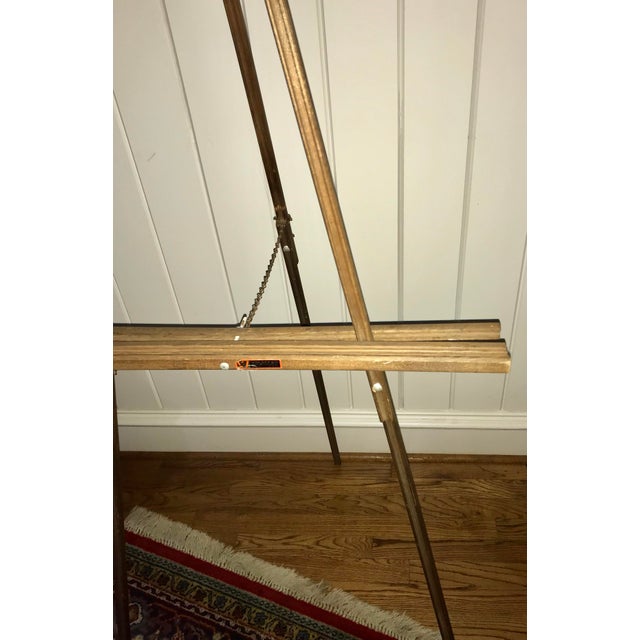 Vintage Wolsey Wooden Standing Floor Easel Chairish