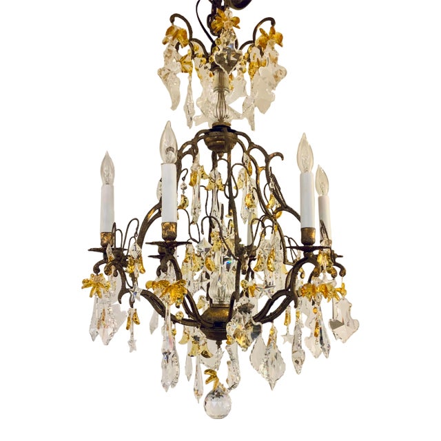 Myran Allan Luxury Lighting Italian Swarovski Versailles Chandelier For Sale