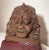 Figurative Rare Antique 1700's Ancient Terracotta Nepalese Bhairava Pottery Mask Sculpture For Sale - Image 3 of 12