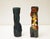 Mid-Century Modern Ceramic Sculpture Vases of Harlequin and Columbine by Marcello Fantoni, 1960s, Set of 2 For Sale - Image 3 of 12
