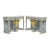 A Pair of Empire Revival Consoles With Gilded Sphinxes and Marble Tops For Sale