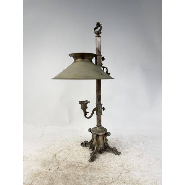 Vintage English Adjustable Table Light, 1920s For Sale - Image 15 of 15