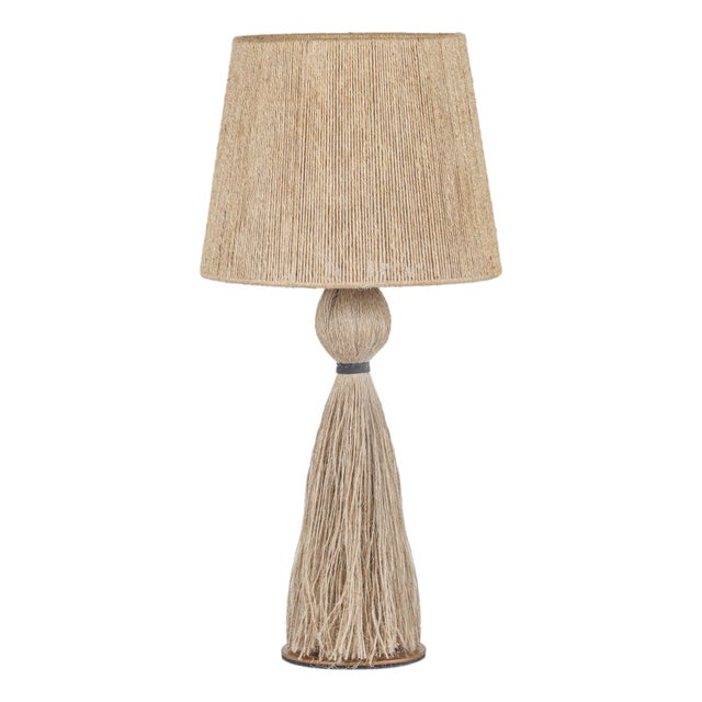 Samba Natural Jute Tassel String Table Lamp For Sale