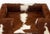 Rustic Cowhide Upholstered Dog Bed For Sale - Image 3 of 6