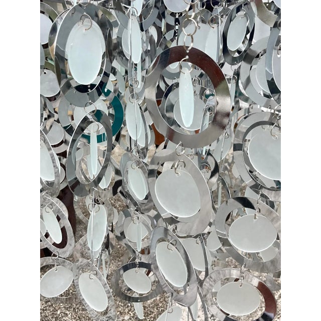Verner Panton Vintage Midcentury Verner Panton Rings Chandelier For Sale - Image 4 of 8