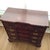 Brick Red Antique Solid Cherry Chippendale Block Front Shell Carved Chest For Sale - Image 8 of 10