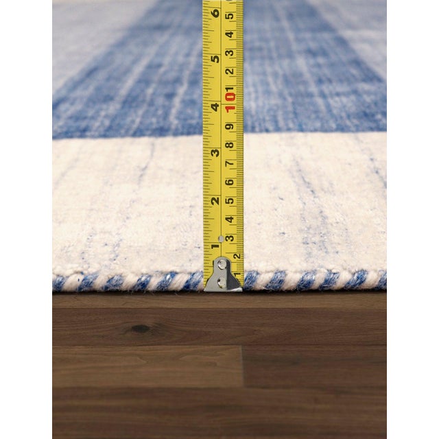 2020s Pasargad Home Gramercy Blue Area Rug, 7' 9'' X 9' 9'' For Sale - Image 5 of 6