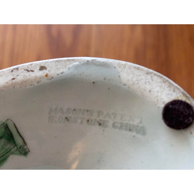 Gold Antique Mason’s Ironstone Centerpiece Tazza – Chinoiserie Compote Bowl C. 1820 For Sale - Image 8 of 11