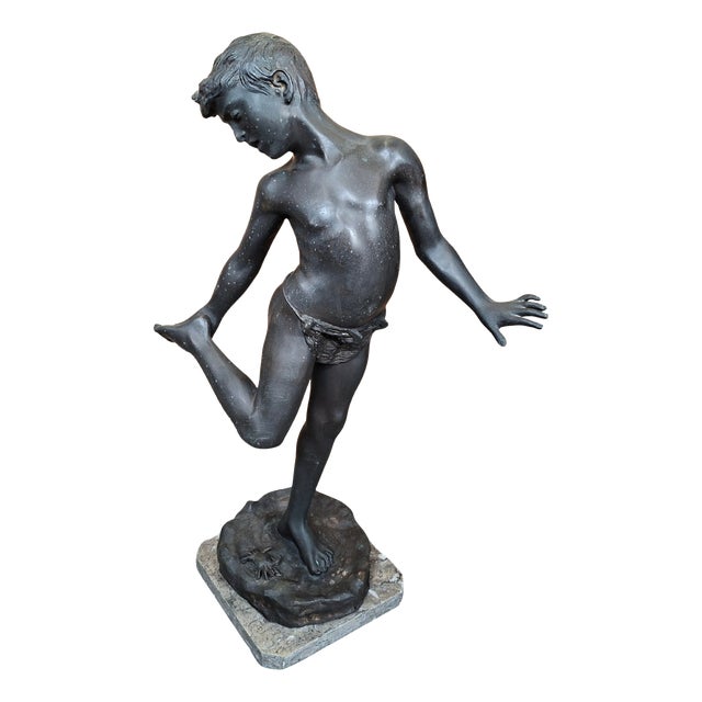 The Child Bitten by the Crab, 1990, Bronze For Sale