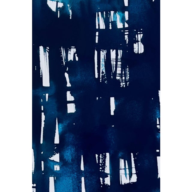 Abstract The Blue Night - Framed Limited Edition Print For Sale - Image 3 of 6