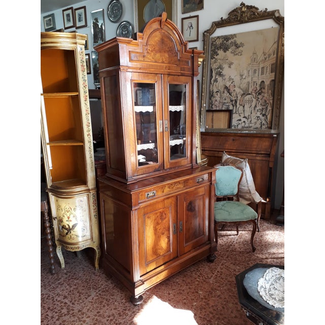 Antique Walnut and Briar Sideboard For Sale - Image 6 of 8