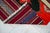 1940s Turkish Kilim Rug Hand Woven Large Area Rug Jajim - 6′2″ X 13′6″ For Sale - Image 12 of 14
