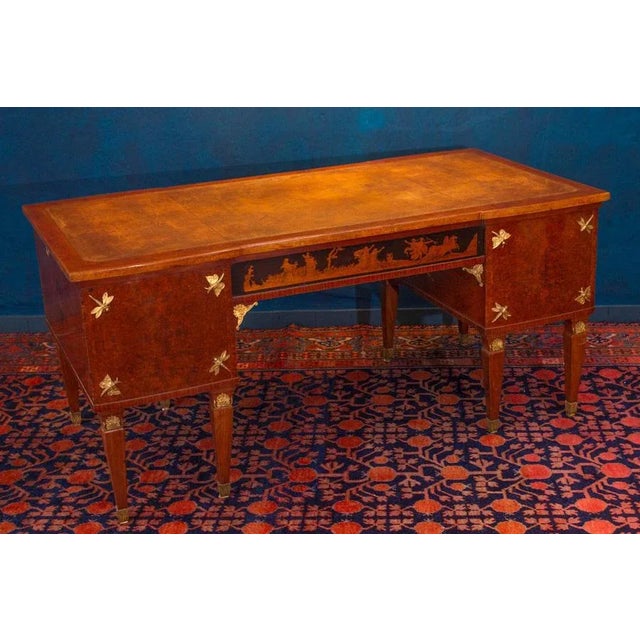 1930s Liberty Outstanding Writing Desk Attributed to V. Ducrot, 1930 For Sale - Image 5 of 10