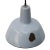 Industrial hanging lamp made by philips, holland. Gray enamel with white interior. e26 / e27 i have official proof of...