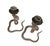 Pair of Vintage Hand-Engraved Brass Cobra Snake Candleholders For Sale - Image 13 of 16
