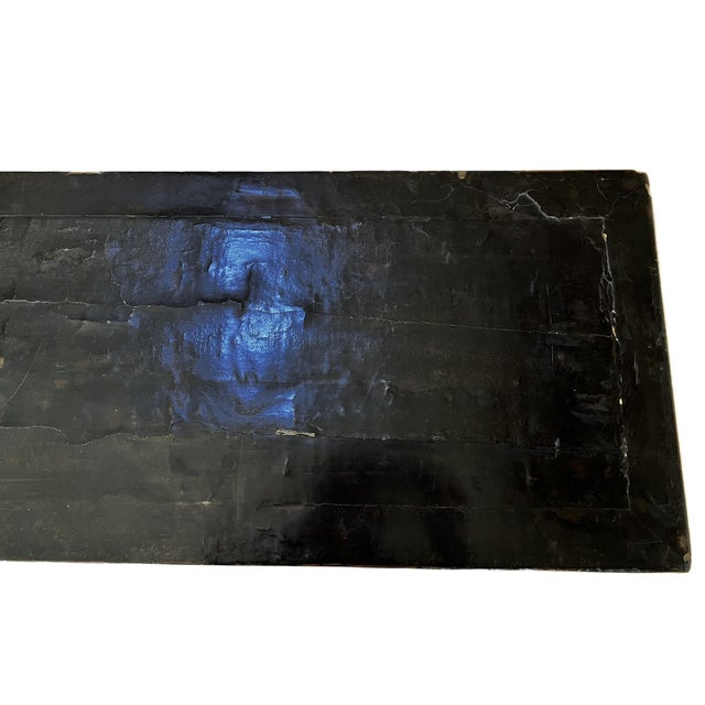 Antique Chinese Painted Lacquer Low Cabinet For Sale - Image 11 of 12