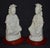 Pair Antique Chinese Blanc De Chine Porcelain Guanyin Statues Dehua Figures For Sale - Image 17 of 18