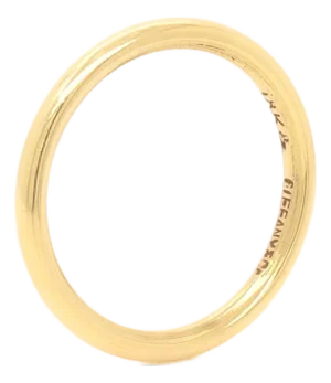 Vintage Tiffany & Co. 18k Yellow Gold Round Band Ring