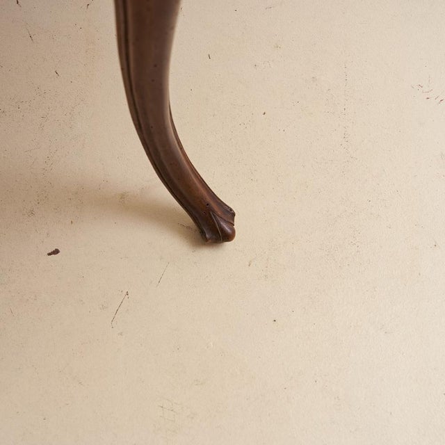 Brown Oval Table in Wood, 1900s For Sale - Image 8 of 12