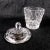 Traditional 1980s Small Cut Glass Honey Pot With Matching Lid For Sale - Image 3 of 4