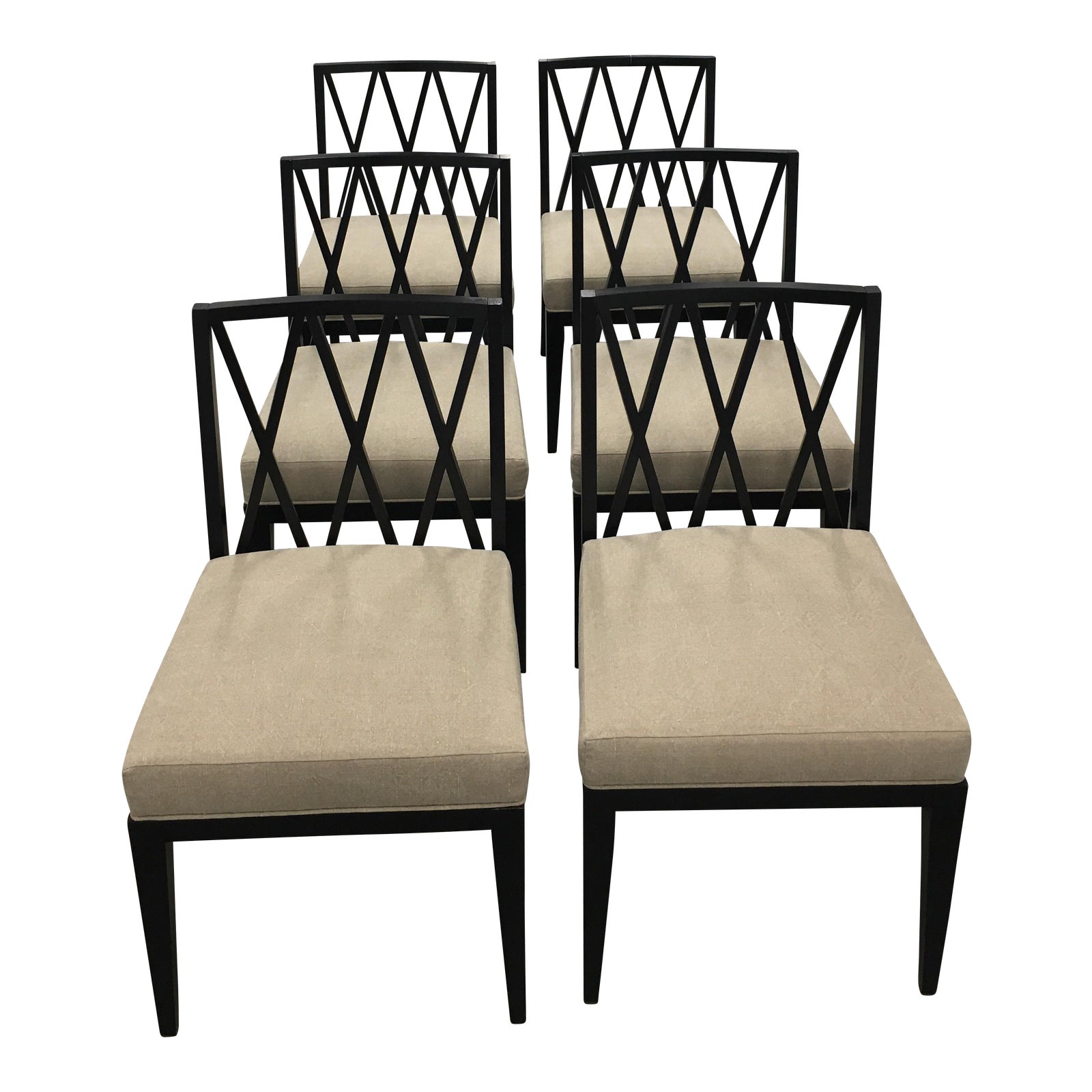 Baker Furniture New Dining Chairs Set of 6 Chairish