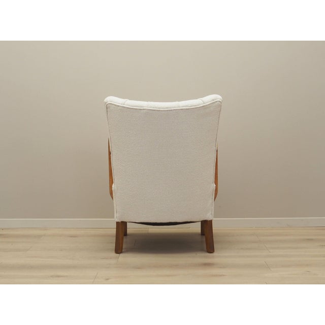 1950s Vintage Art Deco Oak Chair, 1950s For Sale - Image 5 of 17