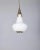 Modern Brass and Opaline Glass Pendant from Stilnovo, 1960s For Sale - Image 3 of 8