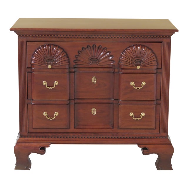 Chippendale Kindel Winterthur Blockfront Goddard Style Chest Of